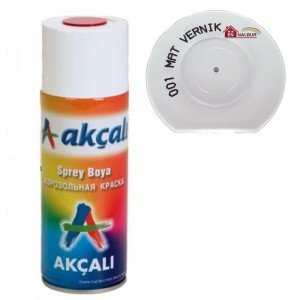 Akçalı Spray Paint 400 001 Matte Varnish