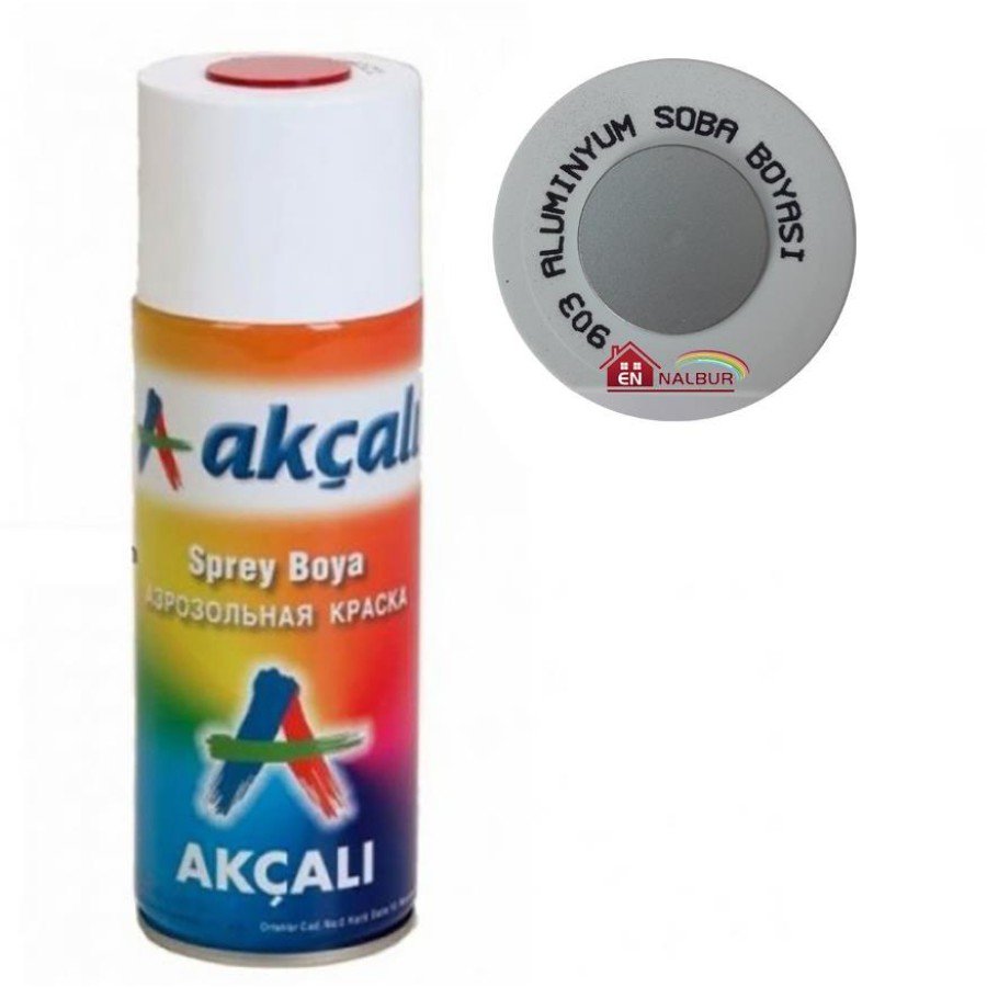 Akçalı Spray Paint 400 ml 903 Aluminum Stove Paint Akçalı Spray Paint 400 ml 903 Aluminum Stove Paint