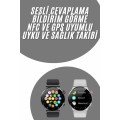 Smart Watch Pedometer Heart Rate Monitor Vibration Feature Call Answering Social Media
