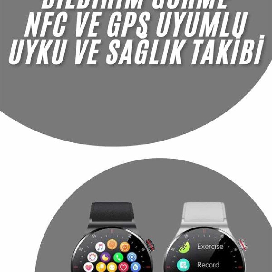 Smart Watch Pedometer Heart Rate Monitor Vibration Feature Call Answering Social Media