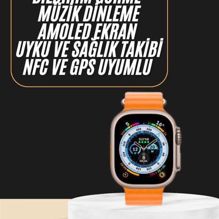 Smart Watch Amoled Screen Bluetooth Connected Special Design Unisex Smart Watch Amoled Screen Bluetooth Connected Special Design Unisex