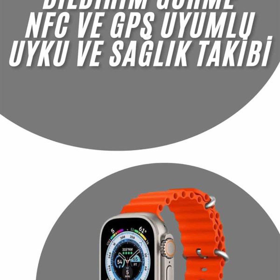 new generation Smart Watch Android and IOS Compatible 49 MM NFC Feature GPS Tracking