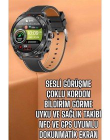 Smart Watch Heart Rate Monitor Sleep Tracking Voice Call Seeing Notifications