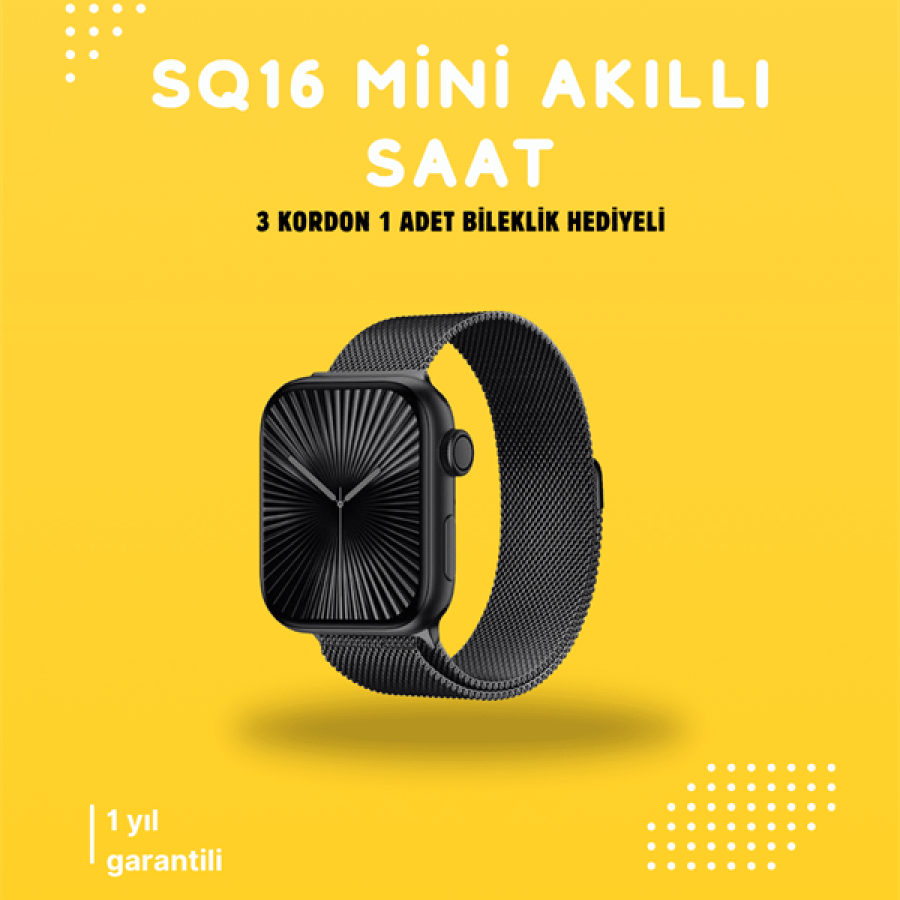 Smart Watch SQ-16 Mini Series 10 | Unisex Design, Health and Sports Tracking Smart Watch SQ-16 Mini Series 10 | Unisex Design, Health and Sports Tracking
