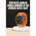 Smart Watch Unisex Elegant Looking Titanium Case Amoled Screen Listening to Music