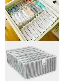 Accordion Drawer Organizer 8 Compartments Size L Socks Laundry Towel Organizer