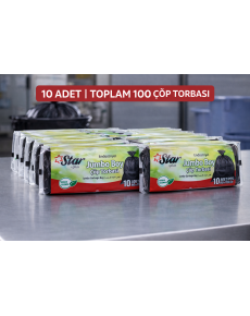 Star Plus Industrial Jumbo Size Garbage Bag 80x110 cm 10 Pack Durable Industrial Type Garbage Bags 10 Pieces Star Plus Industrial Jumbo Size Garbage Bag 80x110 cm 10 Pack Durable Industrial Type Garbage Bags 10 Pieces