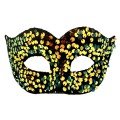 Gold Color Back Elastic Sequin Sequin Embroidered Prom After Party Mask
