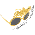 Gold Color Bride To Be Written Bridal Glasses 15x10 cm Gold Color Bride To Be Written Bridal Glasses 15x10 cm