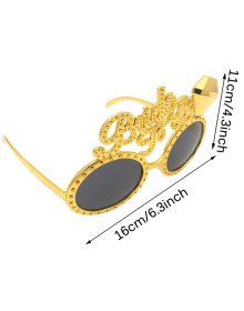 Gold Color Bride To Be Written Bridal Glasses 15x10 cm