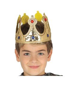 Children's King Crown Made of Gold Color Eva Material 57 cm