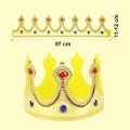 Children s King Crown Made of Gold Color Eva Material 57 cm