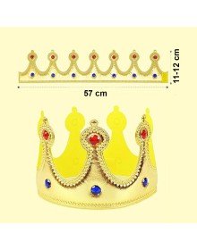 Children's King Crown Made of Gold Color Eva Material 57 cm