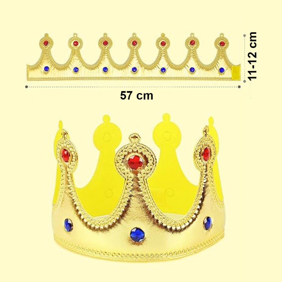 Children s King Crown Made of Gold Color Eva Material 57 cm