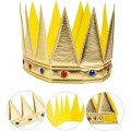 Gold Color Eva Soft King Royal Crown Compatible with Adults and Children 55 cm Gold Color Eva Soft King Royal Crown Compatible with Adults and Children 55 cm