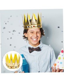 Gold Color Eva Soft King Royal Crown Compatible with Adults and Children 55 cm