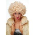 Golden Color Curly Afro Bonus Wig Hair Party Wig Platinum Gold Golden Color Curly Afro Bonus Wig Hair Party Wig Platinum Gold