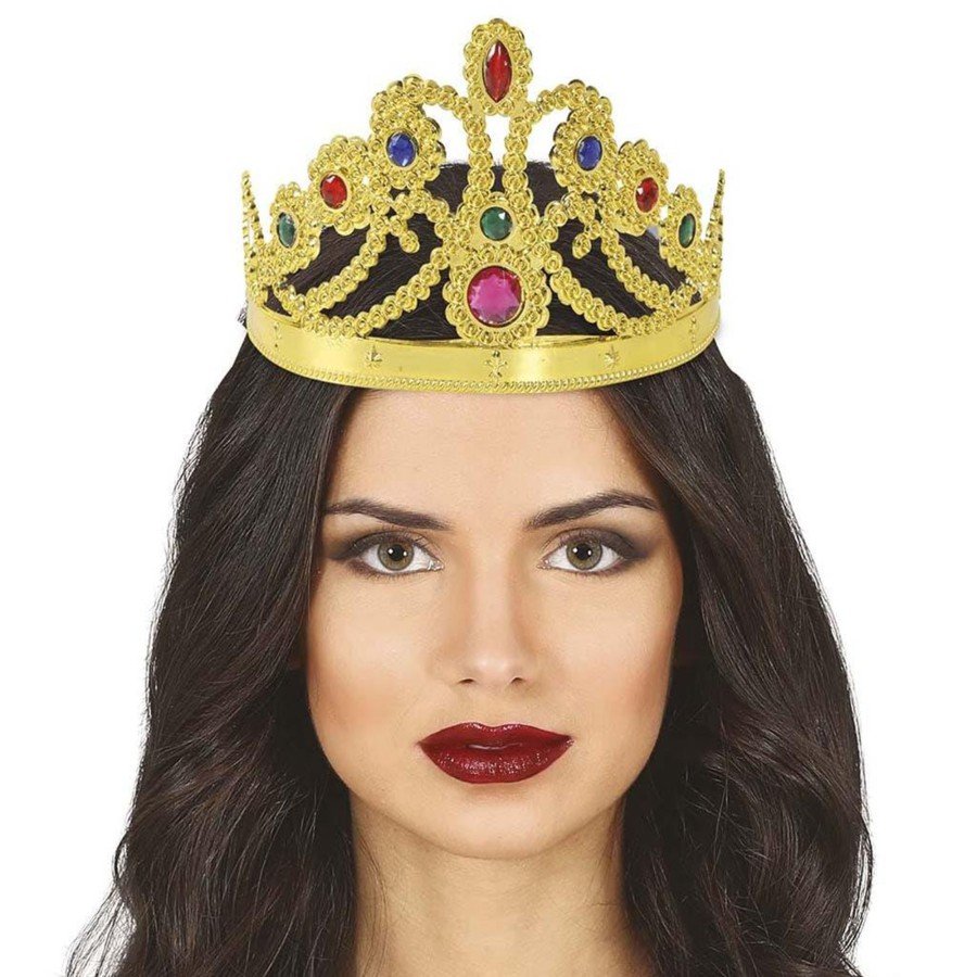 Gold Color Plastic Princess Crown Queen Crown 60 cm