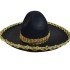 Mexican Mariachi Latin Hat with Gold Color Stripe 55 cm Kids