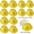 Gold Color Glitter Bowler Round Party Hat 12 Pieces