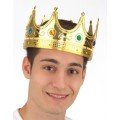 Gold Color Adult and Child Compatible King Crown 60 cm Gold Color Adult and Child Compatible King Crown 60 cm