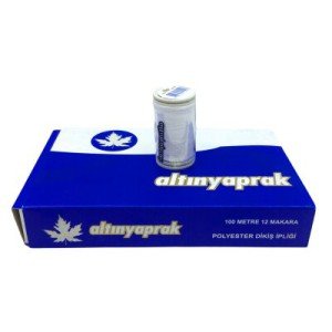 12 PIECES WHITE 100 MT SEWING THREAD 12 PIECES WHITE 100 MT SEWING THREAD