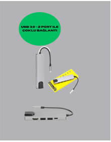 USB‑C Multi-Port – 5 Gbps, 100‑240V, Rugged Anodized Design