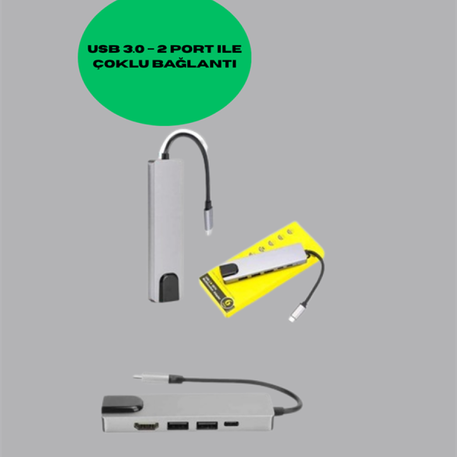 USB‑C Multi-Port – 5 Gbps, 100‑240V, Rugged Anodized Design USB‑C Multi-Port – 5 Gbps, 100‑240V, Rugged Anodized Design