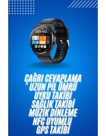 Sleep and Health Tracking with Amoled Screen Metal Leather Silicone Band