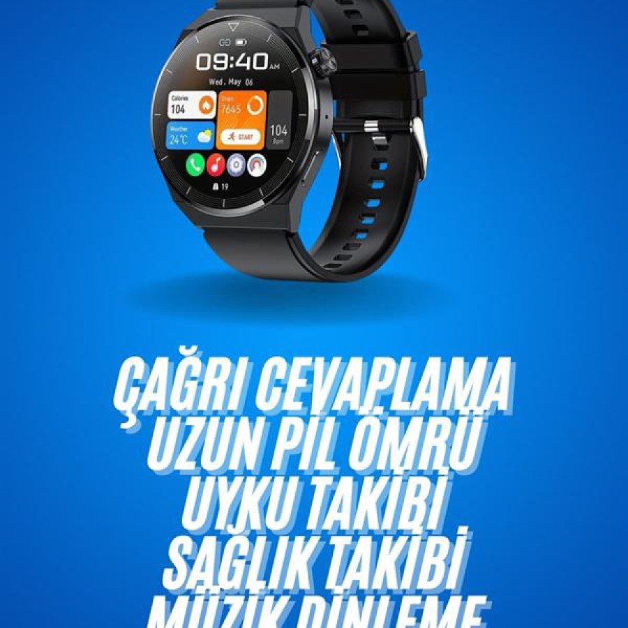 Sleep and Health Tracking with Amoled Screen Metal Leather Silicone Band
