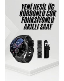 Sleep and Health Tracking with Amoled Screen Metal Leather Silicone Band