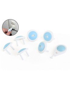 Child Protection Socket Lock with Key 6 Pieces