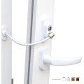 PVC Door Window Safety Lock with Key and Rope