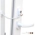 PVC Door Window Safety Lock with Key and Rope