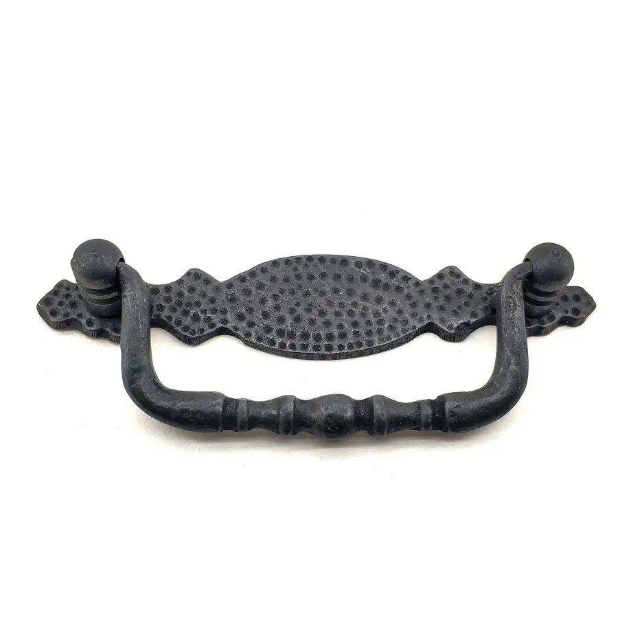 Antique Style Decorative Brass Forged Rocker Door Handle - 43x118 mm, Oxide Antique Style Decorative Brass Forged Rocker Door Handle - 43x118 mm, Oxide