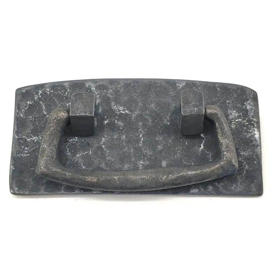Antique Style Decorative Brass Authentic Forged Door Handle - 45x90 mm, Oxide Antique Style Decorative Brass Authentic Forged Door Handle - 45x90 mm, Oxide