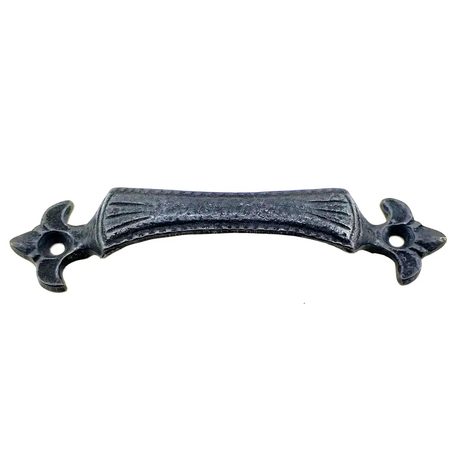 Antique Style Decorative Brass Tulip Furniture Handle - 27x115 mm, Oxide Antique Style Decorative Brass Tulip Furniture Handle - 27x115 mm, Oxide