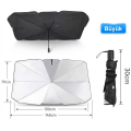 Araba Güneş Gölge Koruyucu Şemsiye Oto Ön Cam Güneşlik(145cm*79cm) Araba Güneş Gölge Koruyucu Şemsiye Oto Ön Cam Güneşlik(145cm*79cm)
