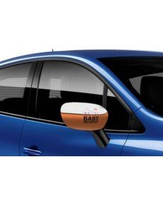 Car Mirror Cover 2 Pieces - Baby On Board