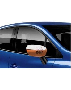 Car Mirror Cover 2 Pieces - Baby On Board