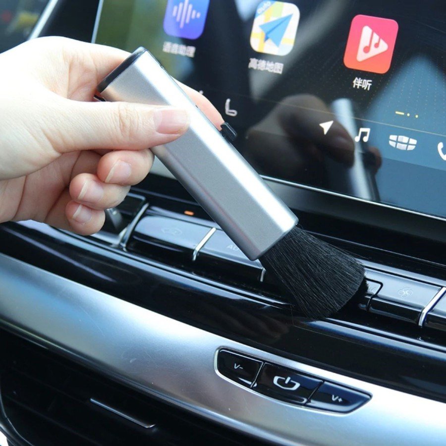 Vehicle Detailed Cleaning Brush, Openable Brush for Interior and Exterior Cleaning, Keyboard