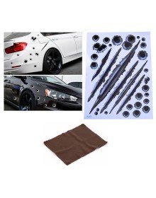 Car Sticker Set Wound Beret Auto Sticker Wound Shaped 3D
