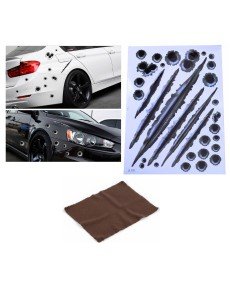 Car Sticker Set Wound Beret Auto Sticker Wound Shaped 3D Car Sticker Set Wound Beret Auto Sticker Wound Shaped 3D