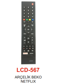 Arçelik - Beko 3D Smart Netflix TV Remote - LCD 567