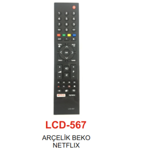 Arçelik - Beko 3D Smart Netflix TV Remote - LCD 567