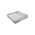 Shoe Storage Bag 12 Compartments Shoes Under Shoe Bag - Black White