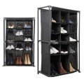 Shoe Rack - Fabric Shoe Cabinet with 15 Compartments