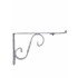 Adjustable Wrought Iron Under Shelf No:2 White 20X15