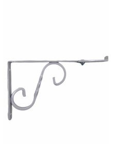 Adjustable Wrought Iron Under Shelf No:3 White