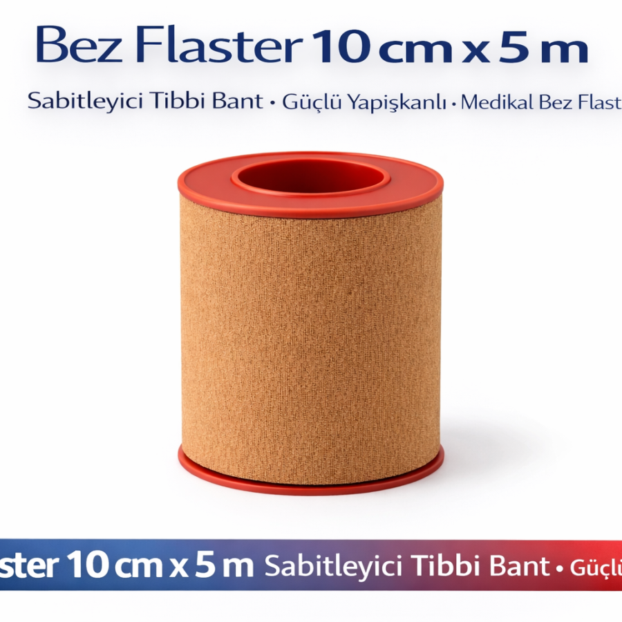 Cloth Patch 10 cm x 5 m Stabilizer Medical Tape Brown Cloth Patch Strong Adhesive 1 Piece